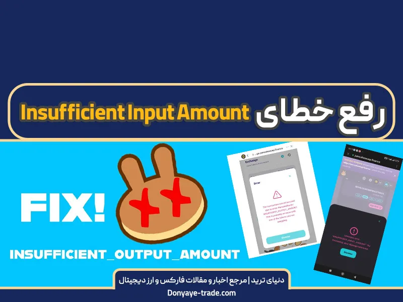 آموزش رفع ارور  Insufficient Input Amount در پنکیک سواپ