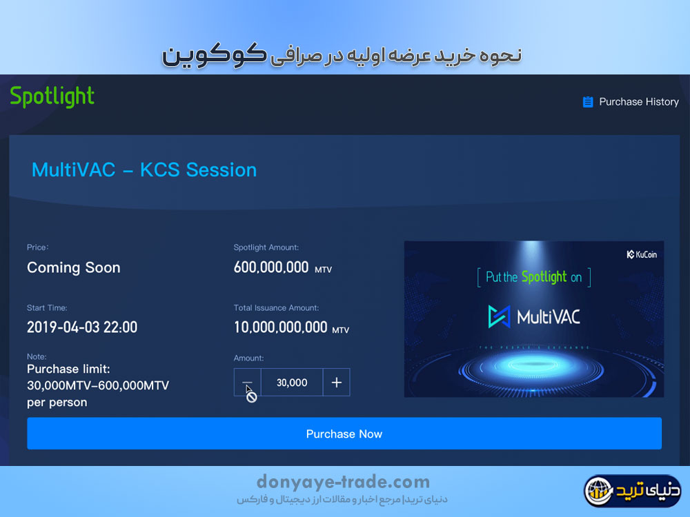 نحوه خرید عرضه اولیه در صرافی کوکوین
