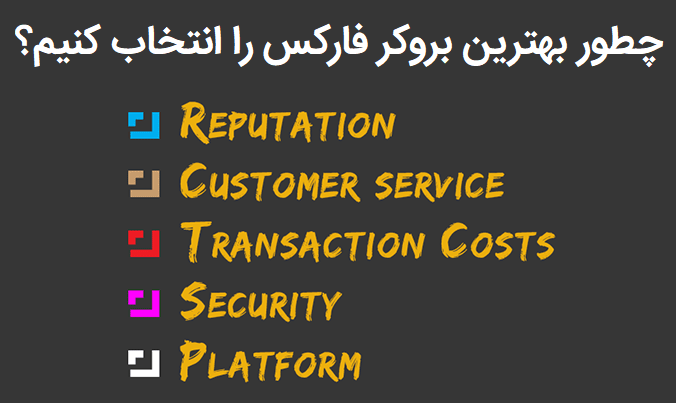 فاکتورهای موثر برای انتخاب بروکر