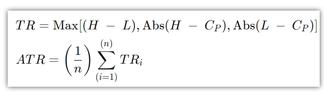 فرمول محاسبه اندیکاتور atr