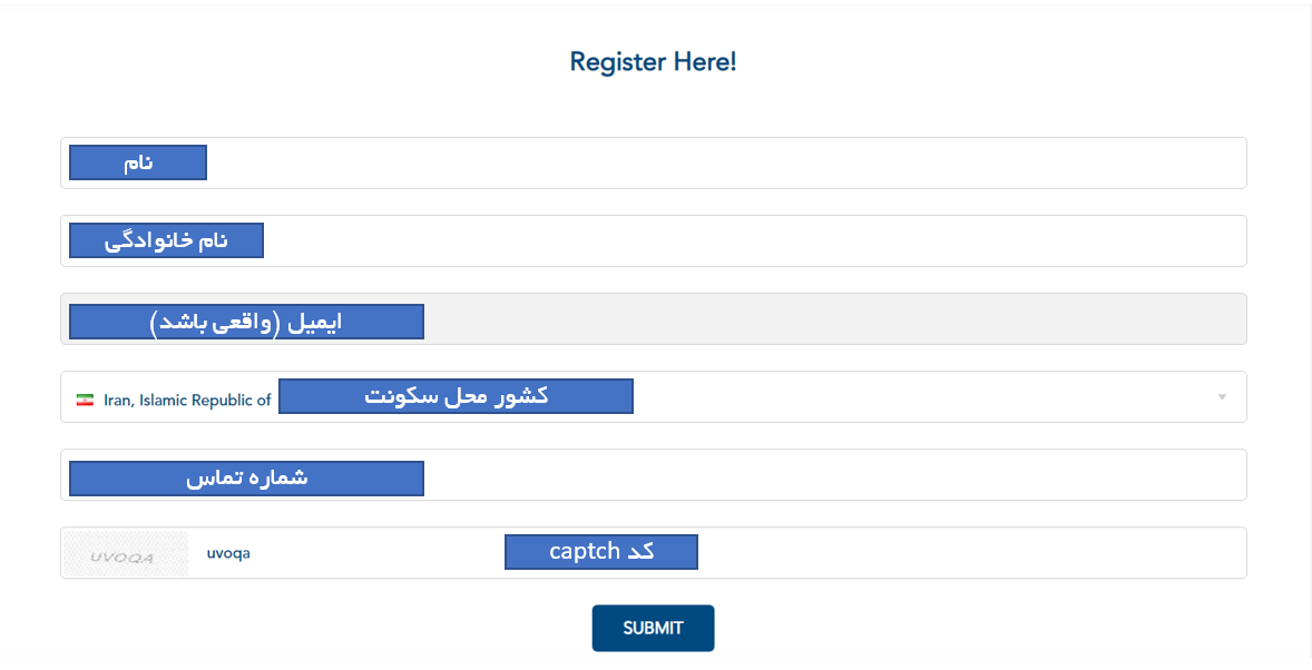 آموزش ثبت نام در بروکر icm