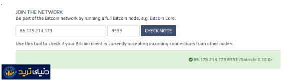 نحوه استفاده از سایت BitNodes